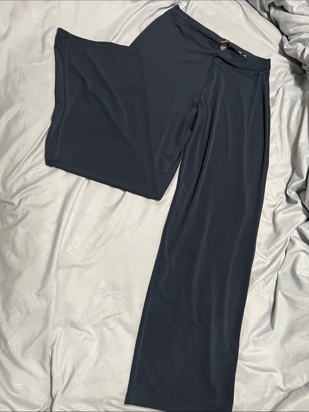 Alfani Navy Wide-Leg Women's Dress Pants